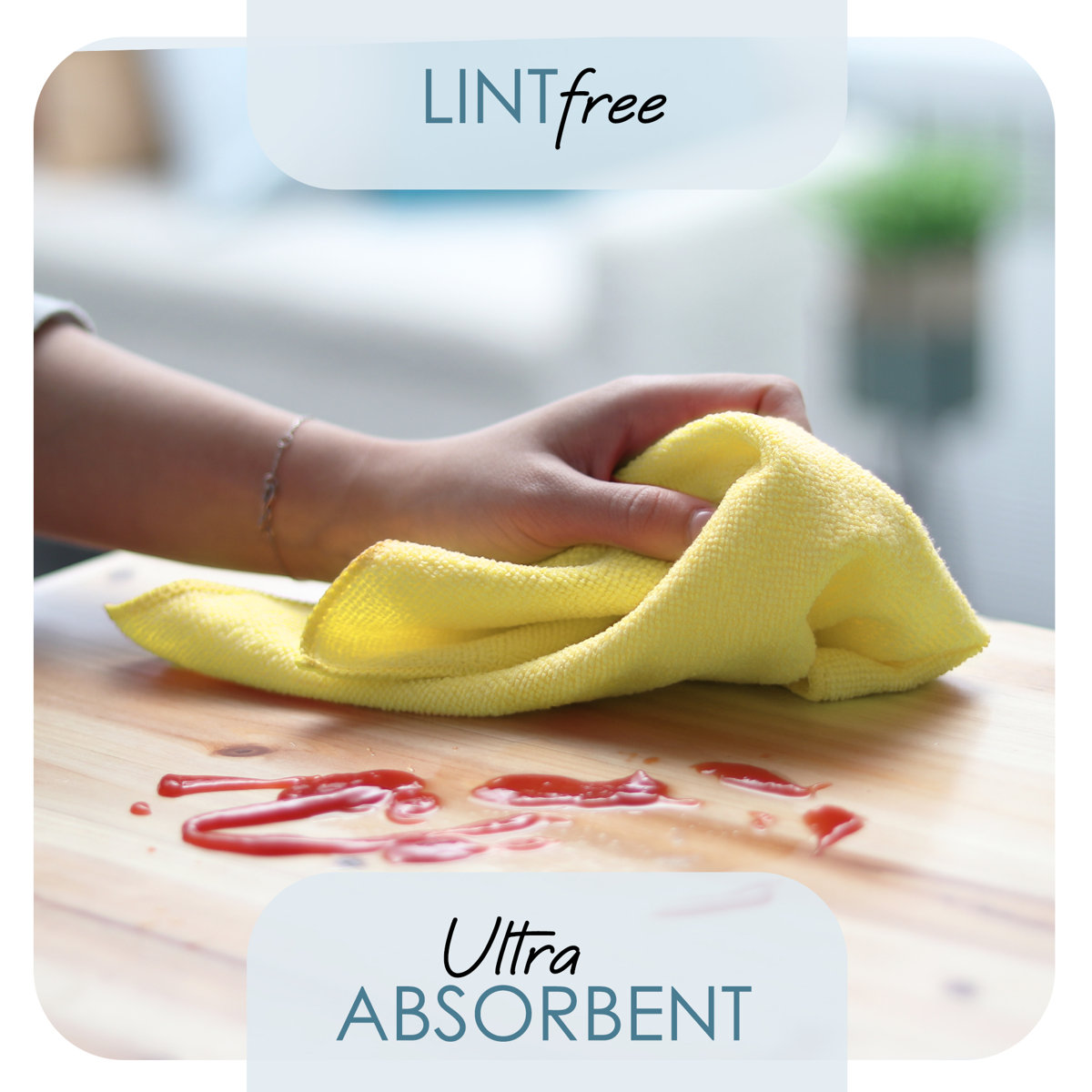 Microfiber Cleaning Cloths (Set of 96)